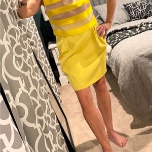 Kate Spade Duchess Satin Pencil Skirt size 8